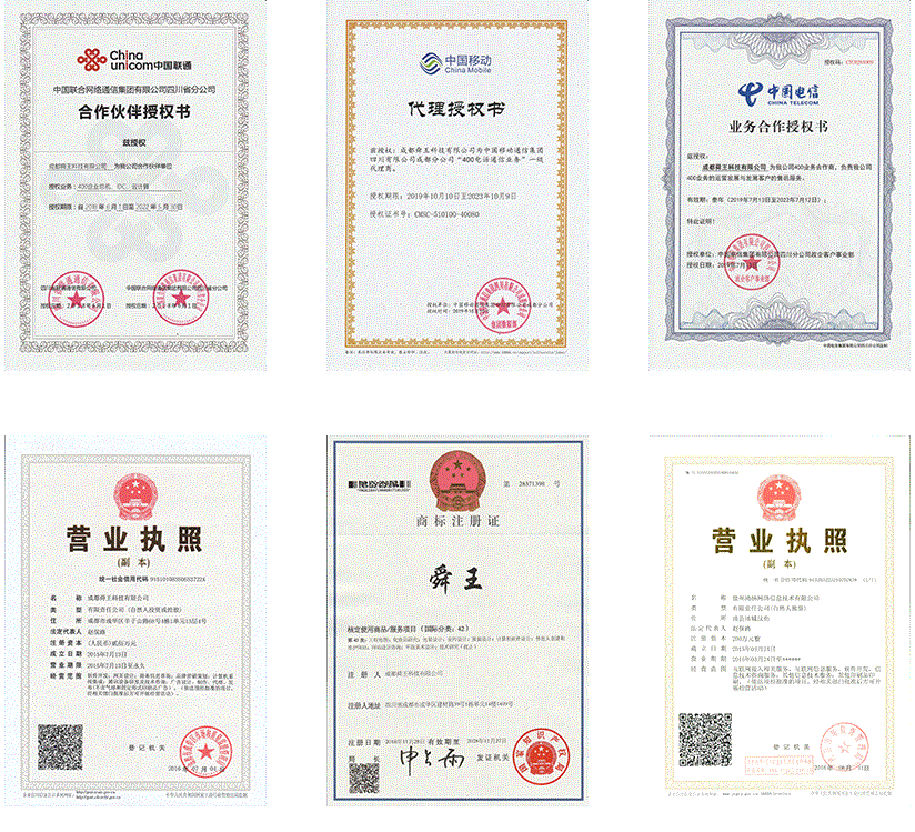 舜王400电话网资质